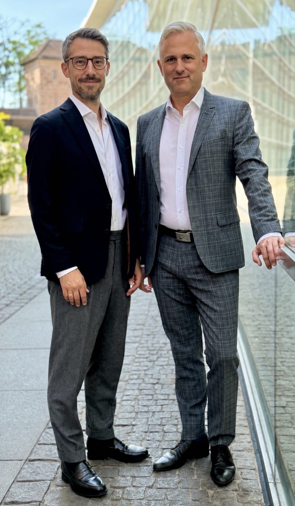 Philip Winter und Hannes Erhardt, Geschäftsführende Gesellschafter der NOREON Immobilien GmbH, in Nürnberg